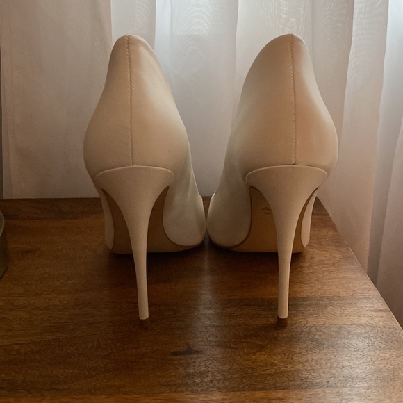Aldo white leather stiletto heel - Picture 3 of 6